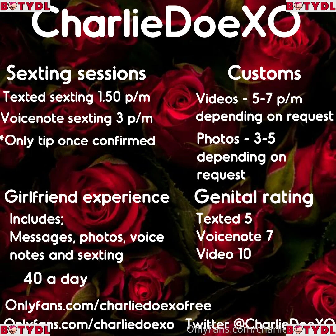 charliedoexofree Onlyfans Photo Gallery 