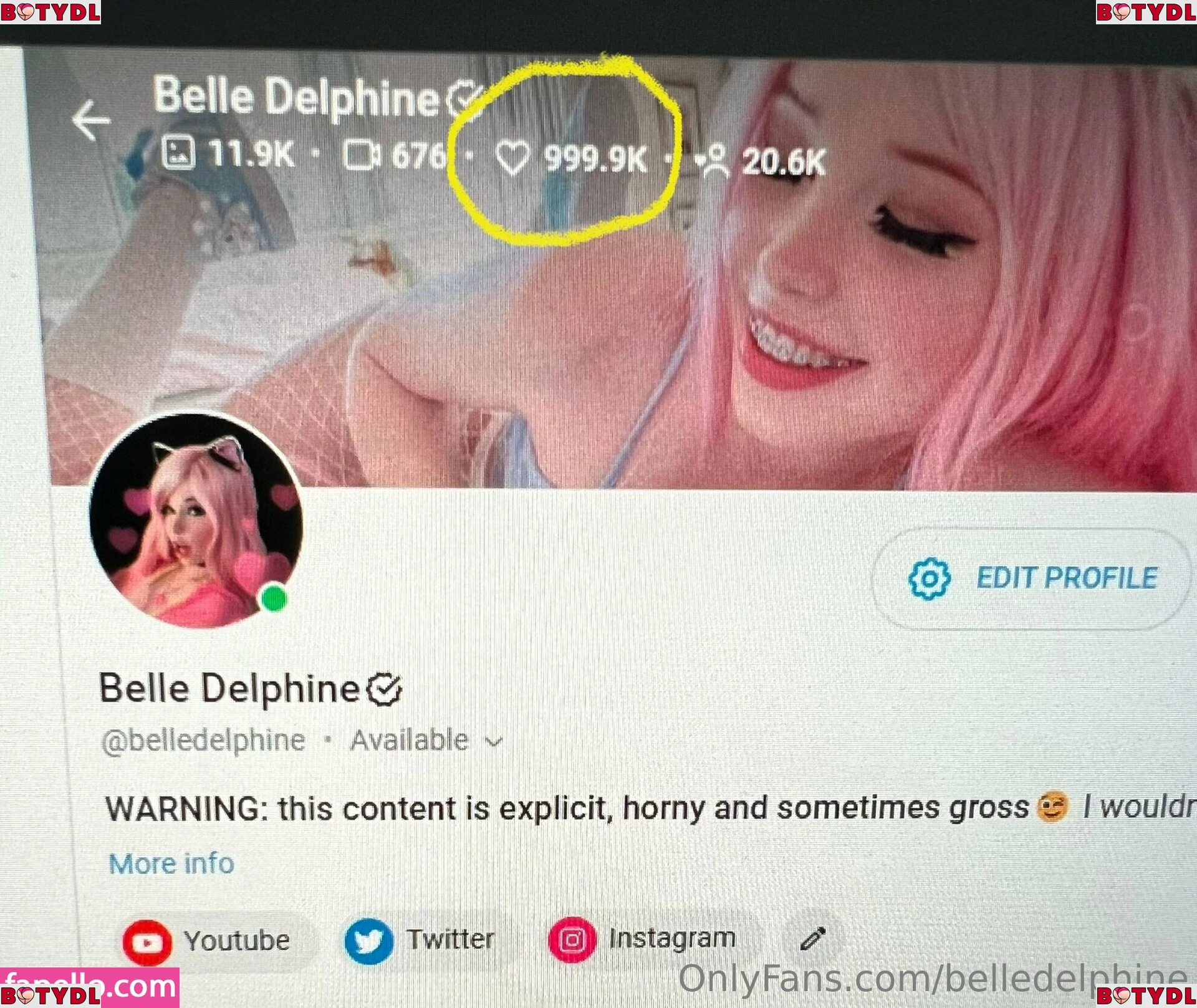 belledelphine Onlyfans Photo Gallery 