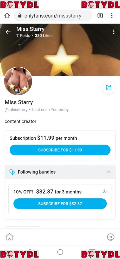 Miss Starry Onlyfans Photo Gallery 